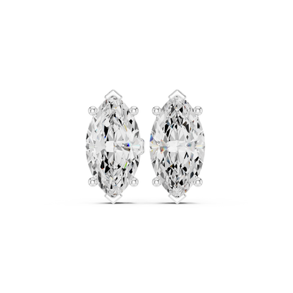 Varelle Marquise Diamond Sculpted Studs