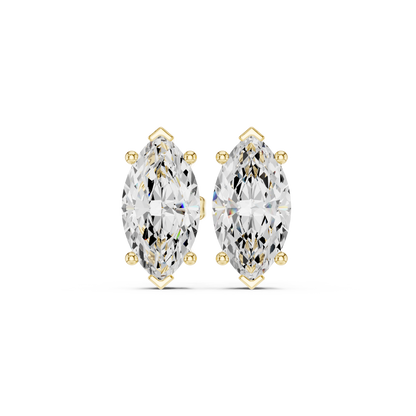 Varelle Marquise Diamond Sculpted Studs
