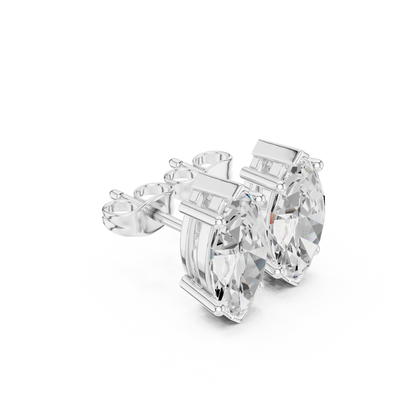 Varelle Marquise Diamond Sculpted Studs