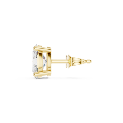 Avelisse Oval Diamond Sculpted Studs