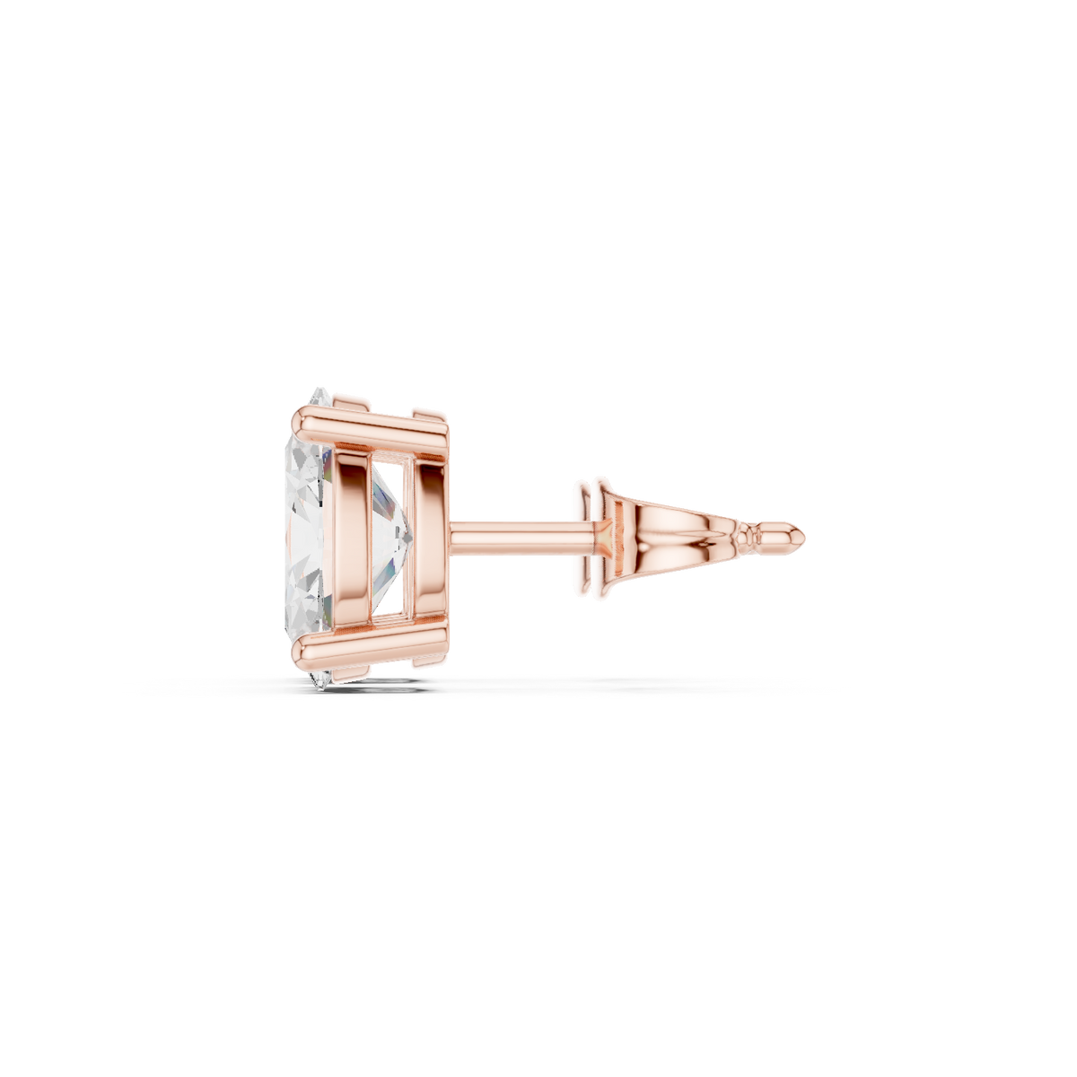Avelisse Oval Diamond Sculpted Studs