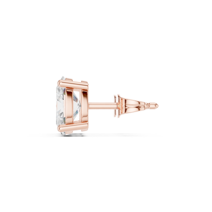 Avelisse Oval Diamond Sculpted Studs