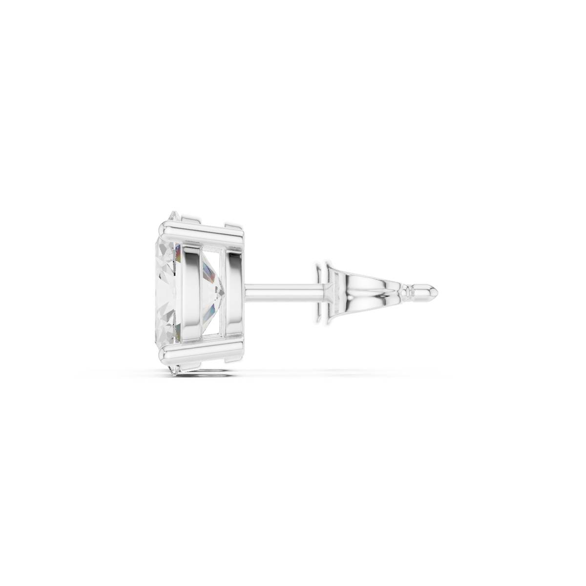 Avelisse Oval Diamond Sculpted Studs