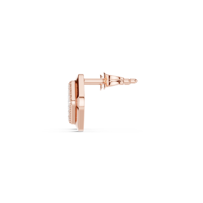Veylora Square Pavé Frame Studs