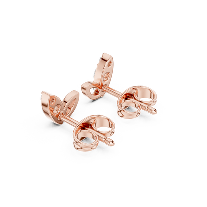 Liora Leaf Diamond Cluster Studs