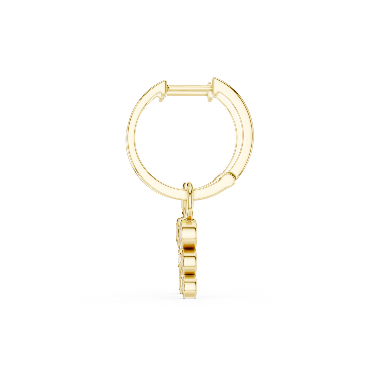 Cirelle Triple Diamond Drop Hoops