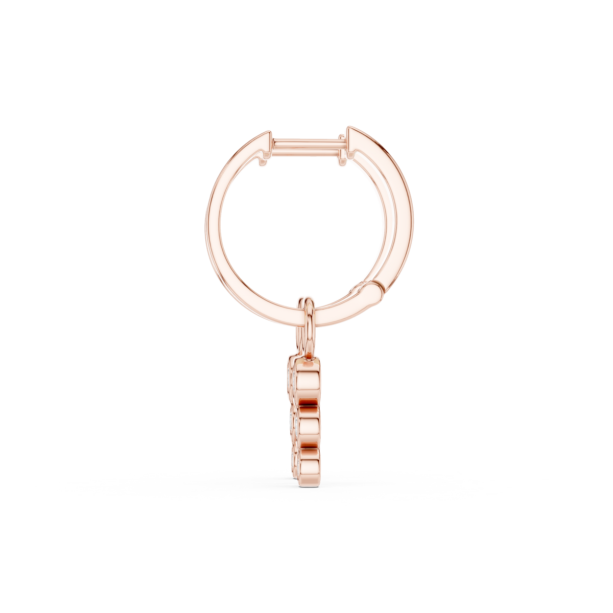 Cirelle Triple Diamond Drop Hoops