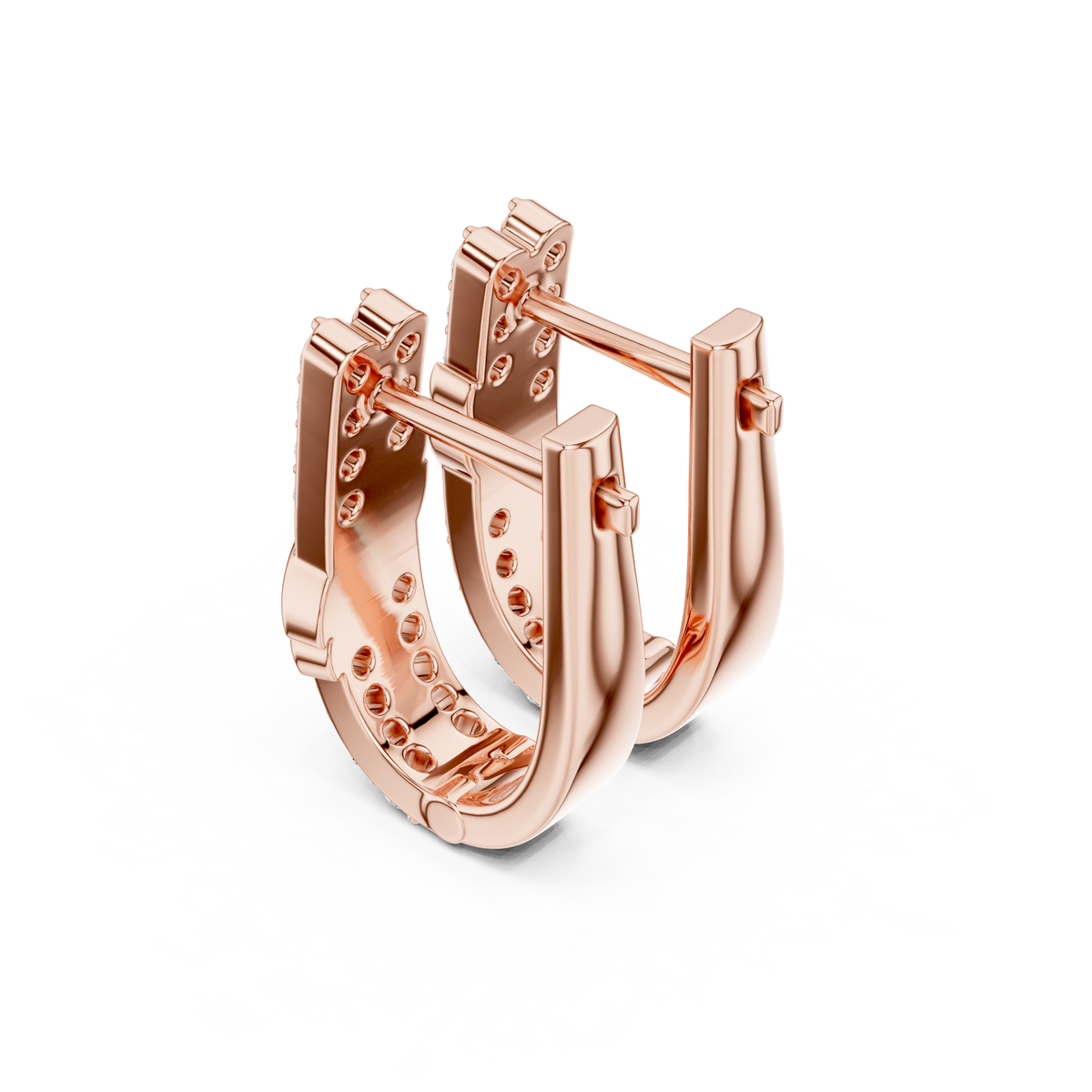 Varelle Diamond Twist Bar Earrings