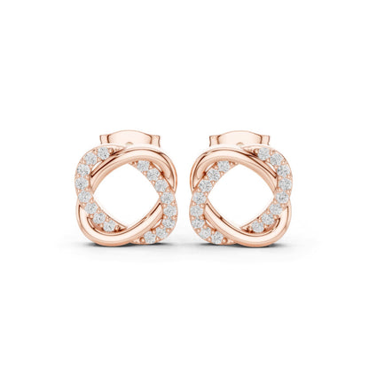 Zorelle Pavé Infinity Frame Studs