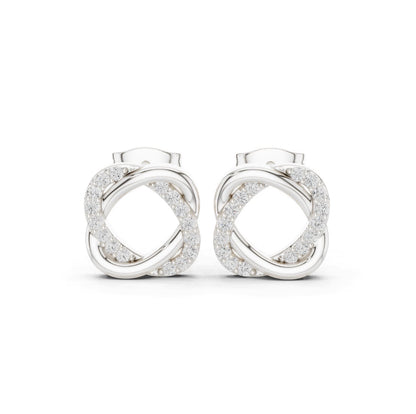 Zorelle Pavé Infinity Frame Studs