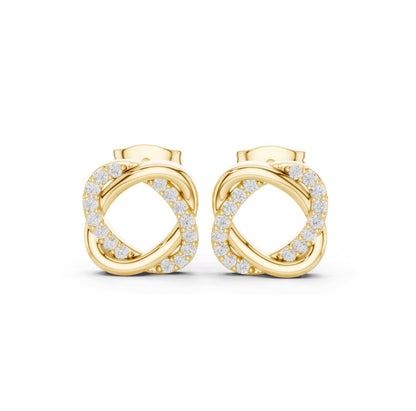 Zorelle Pavé Infinity Frame Studs
