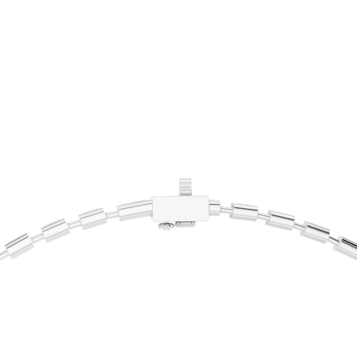 Elara Emerald Diamond Tennis Necklace