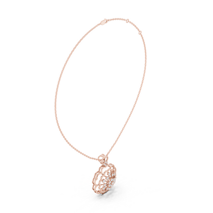 Elowira Floral Diamond Bloom Pendant