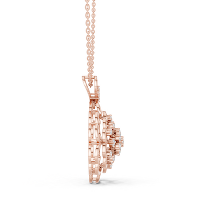 Elowira Floral Diamond Bloom Pendant
