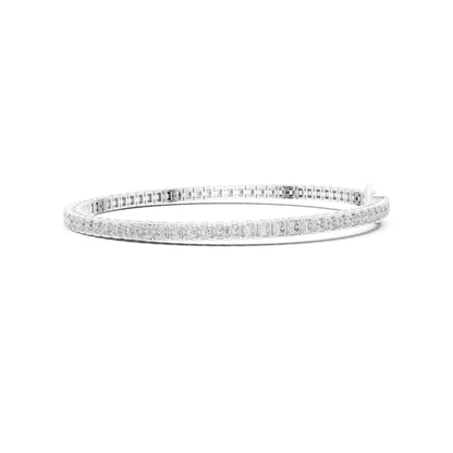 Imperial Prism Princess Cut Lab Grown Diamond Tennis Bracelet in Gold for Women's Classic Luxury Bracelet