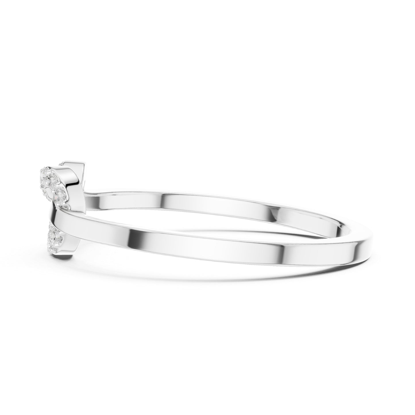 Liora Knot Round Lab Grown Diamond Ring in Gold for Women's Infinity Style for Everyday & Gifting