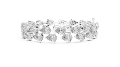 Elvaris Pear Diamond Tennis Bracelet