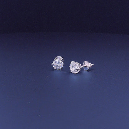Classic 1.00cts Solitaire Diamond Earring