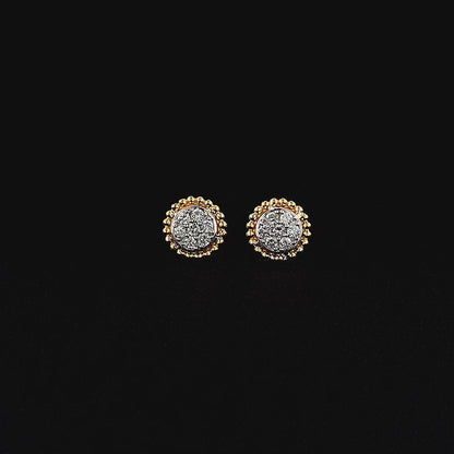 Cluster Round Classic Earring