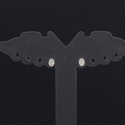 0.10cts Solitaire Oval Diamond Earring