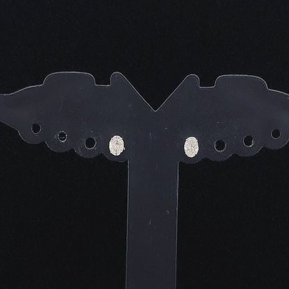 0.12cts Solitaire Oval Diamond Earring