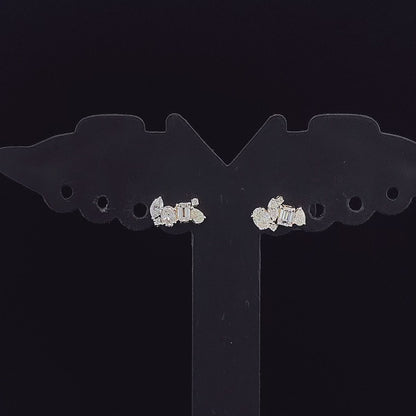 Designer Multi-Diamond Earring