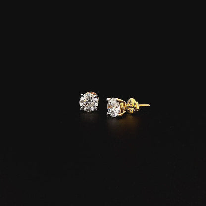0.50cts Classic Solitaire Earrings