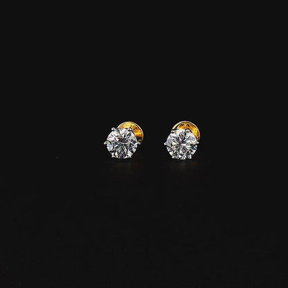 0.75cts Classic Round Earring