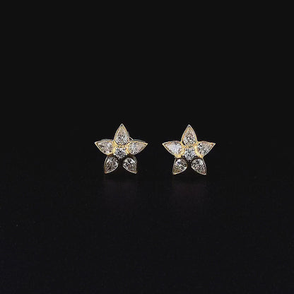 Star Diamond Earring