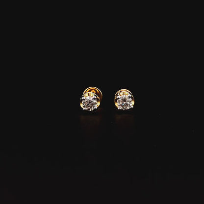 0.30cts Solitaire Diamond Earring