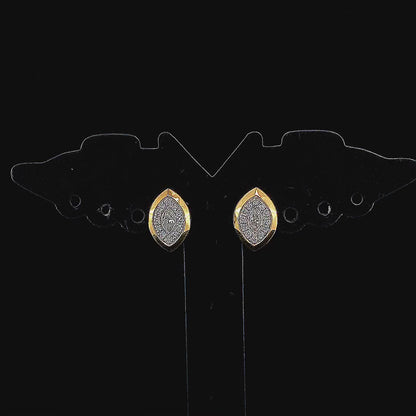 Fancy Marquise & Round Cluster Earring