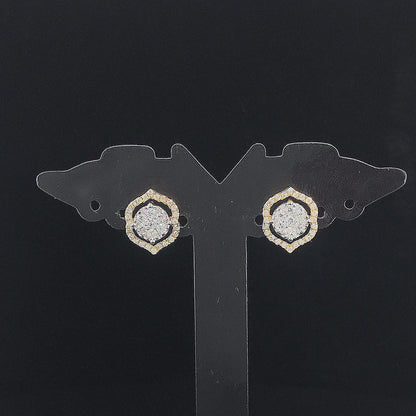 Designer Cluster Round Diamonds Earring